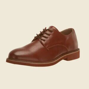 NEW Deer Stags Denny Oxford Lace Up Tie Dark Luggage HTEC Toddler dress shoes 1M